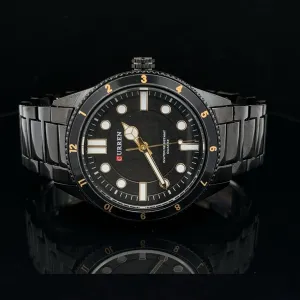 PENUMBRA METAL BACK STAINLESS ICED OUT MENS WATCH I 551703