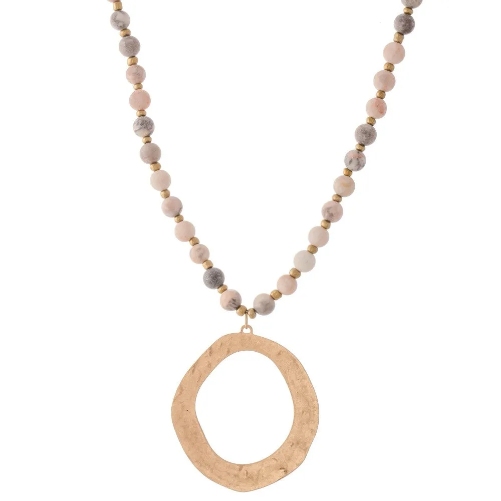 Pink Quartz Necklace