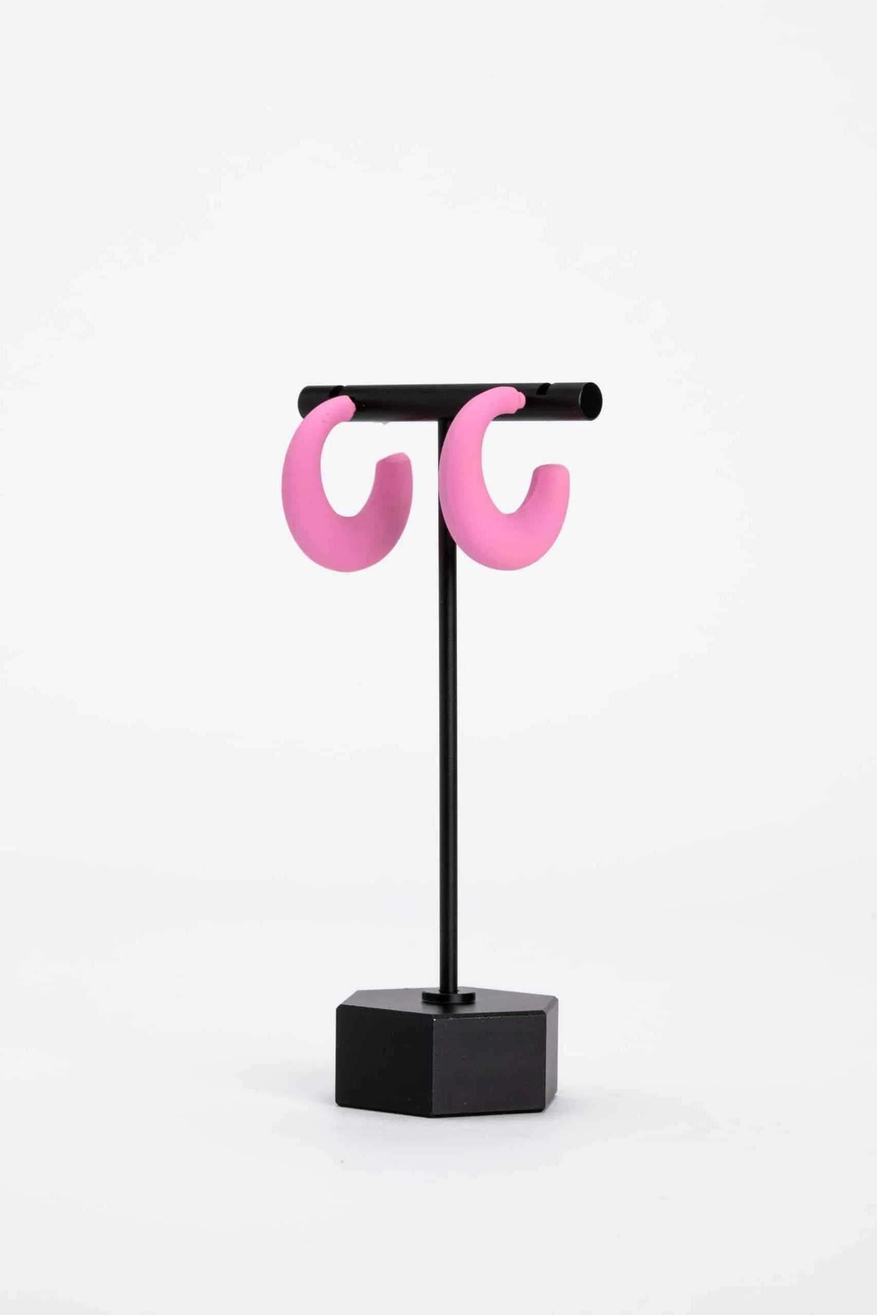 Playful Colored Hoop Earrings