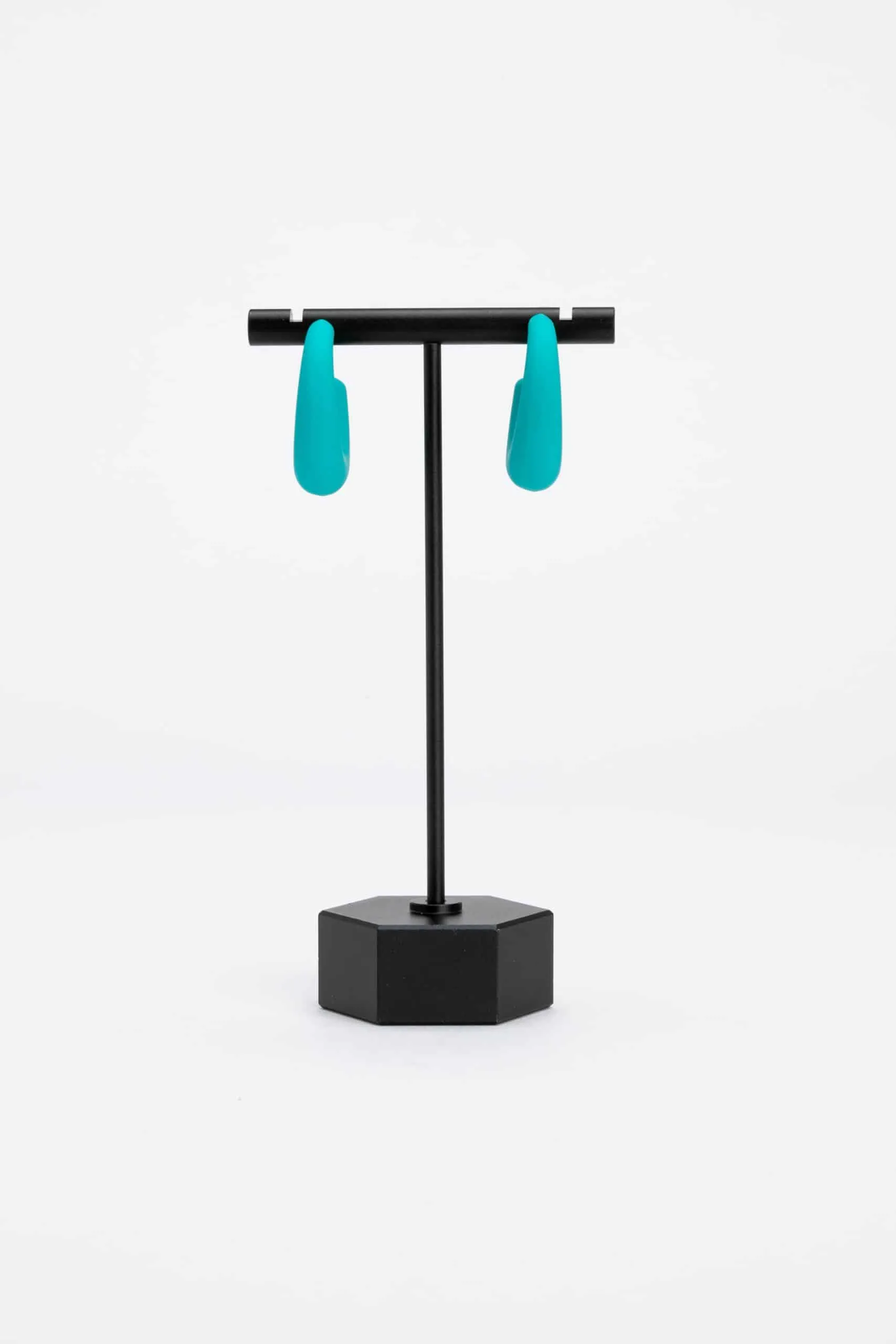 Playful Colored Hoop Earrings