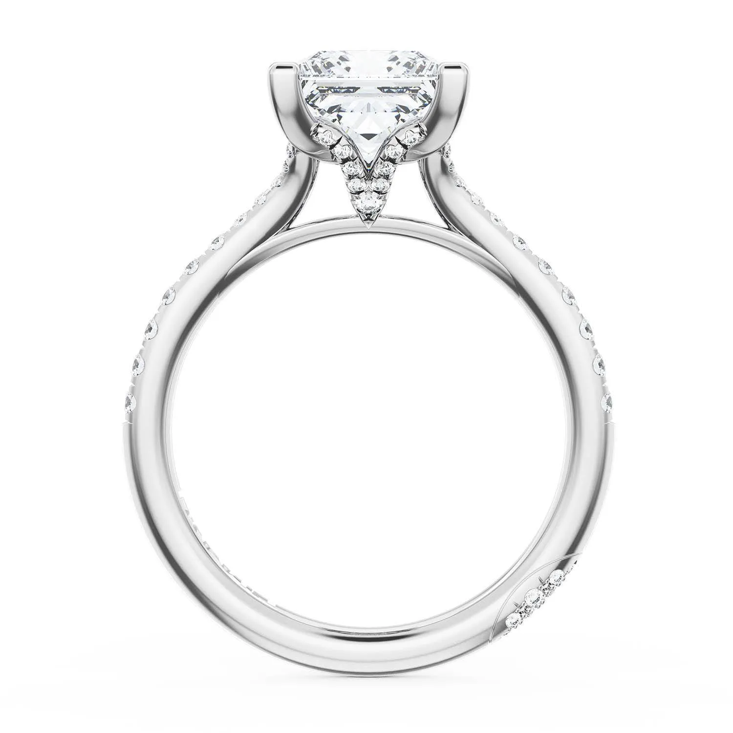 Princess Solitaire Engagement Ring