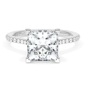 Princess Solitaire Engagement Ring