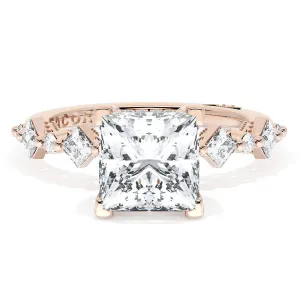 Princess Solitaire Engagement Ring