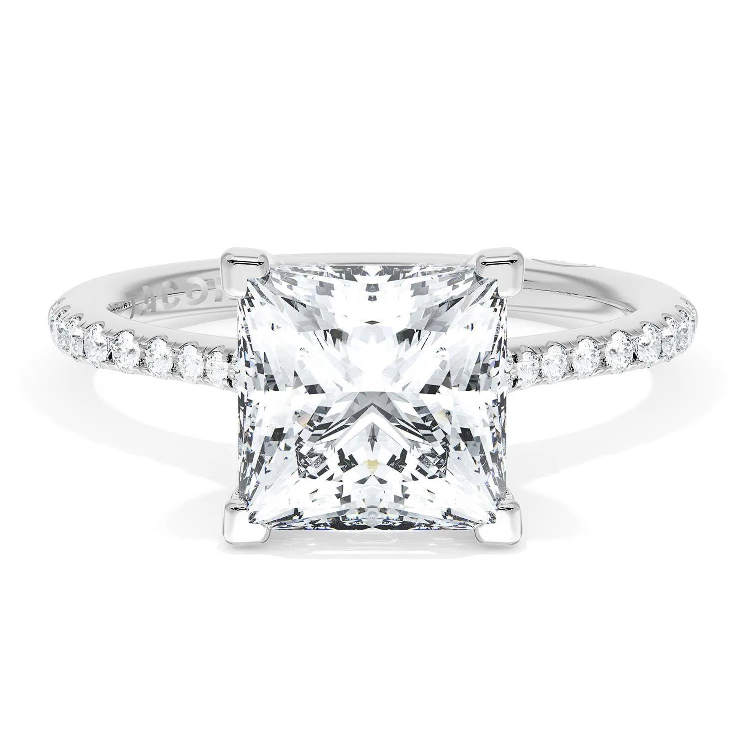 Princess Solitaire Engagement Ring