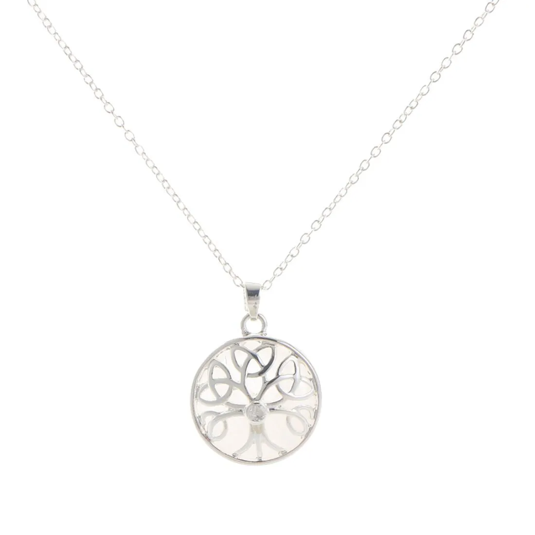 Quartz Stone Celtic Energy necklace