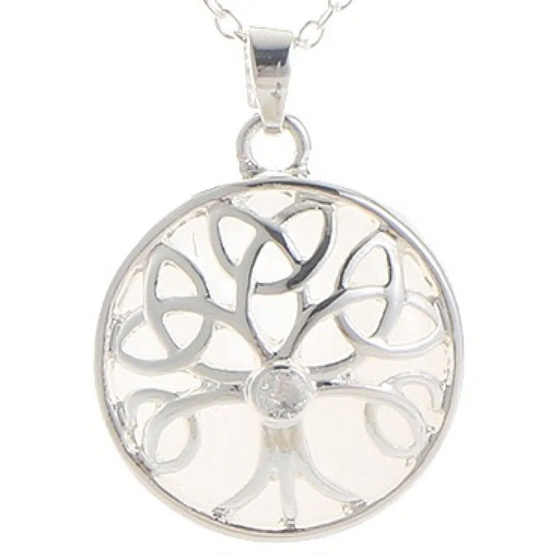 Quartz Stone Celtic Energy necklace