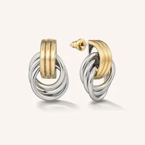 Rachel Mixed Metal Earrings