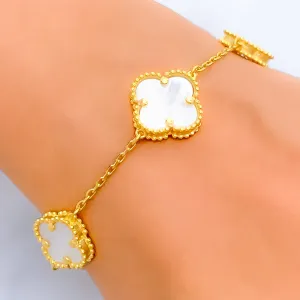 Radiant Graceful 21k Gold Bracelet