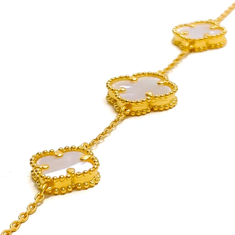 Radiant Graceful 21k Gold Bracelet