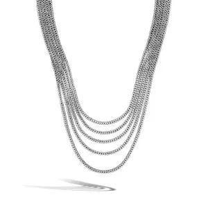 Rata Chain Multi Row Necklace 18"