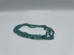 Rebecca Brenner Jewelry  ~  Natural Blue Zircon Necklace