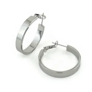 Rebecca Small Silver Earrings