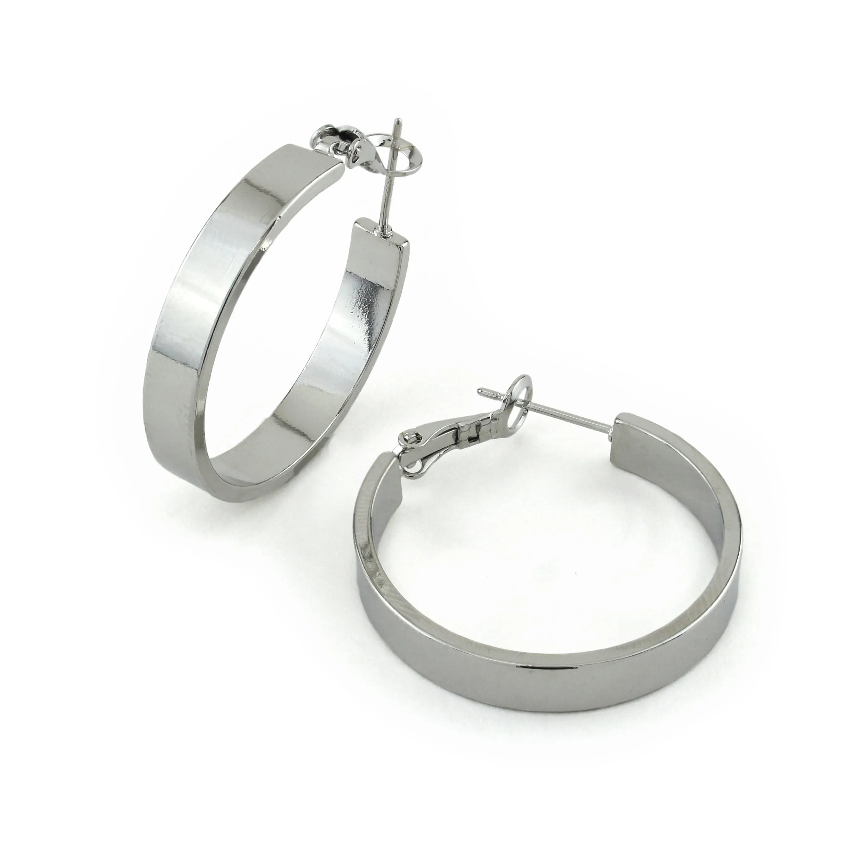 Rebecca Small Silver Earrings