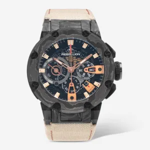 Rebellion Predator Chrono Dakar 2024 Carbon Automatic Men's Watch RB.PR.CH.CA.DAK24