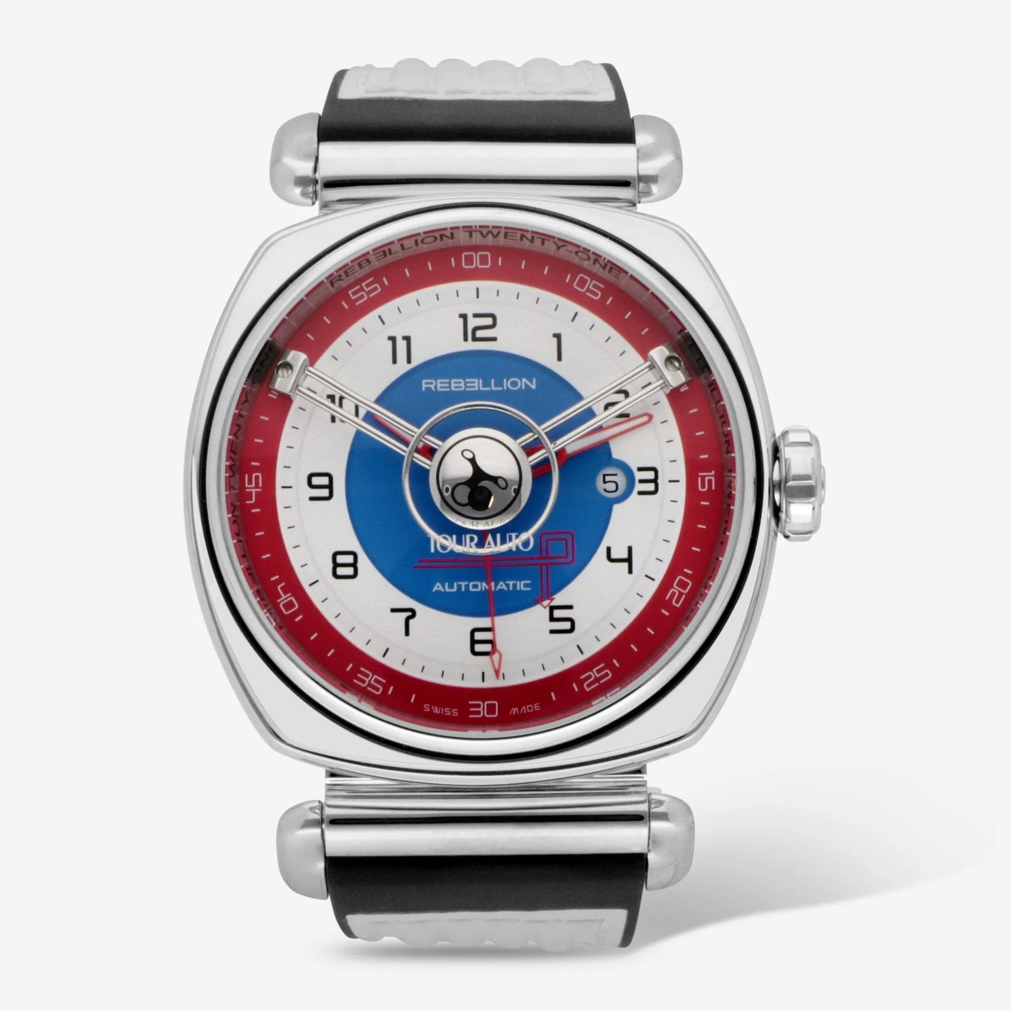 Rebellion Twenty-One Tour Auto 2021 Stainless Steel Automatic Men's Watch RB.21.3H.ST.TAU21