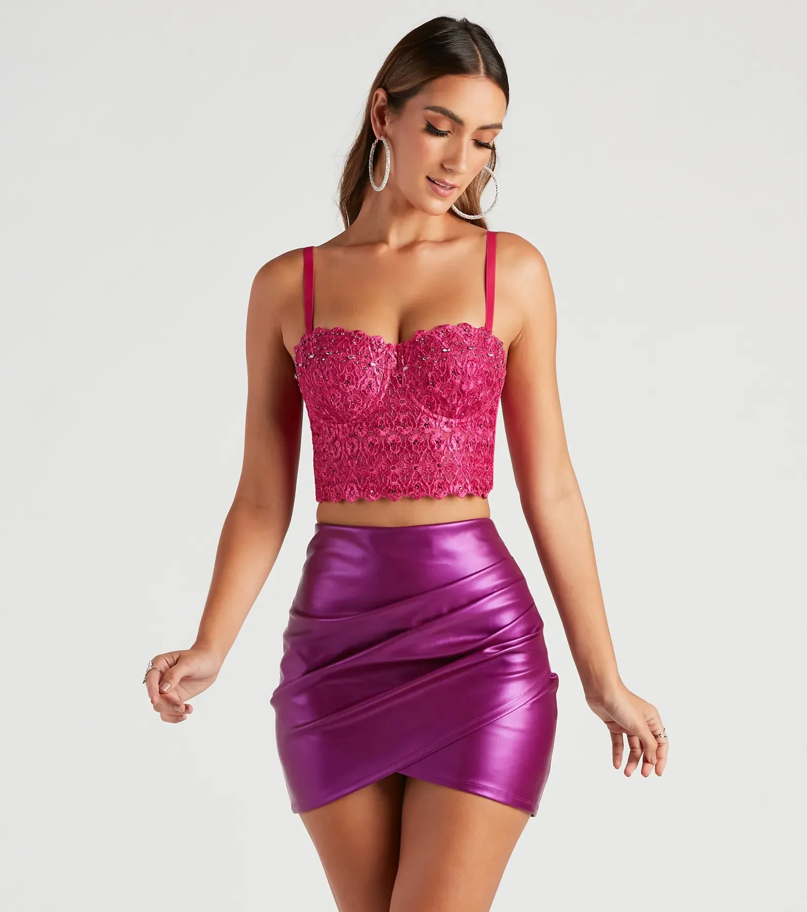 Reigning Lace Bustier Top