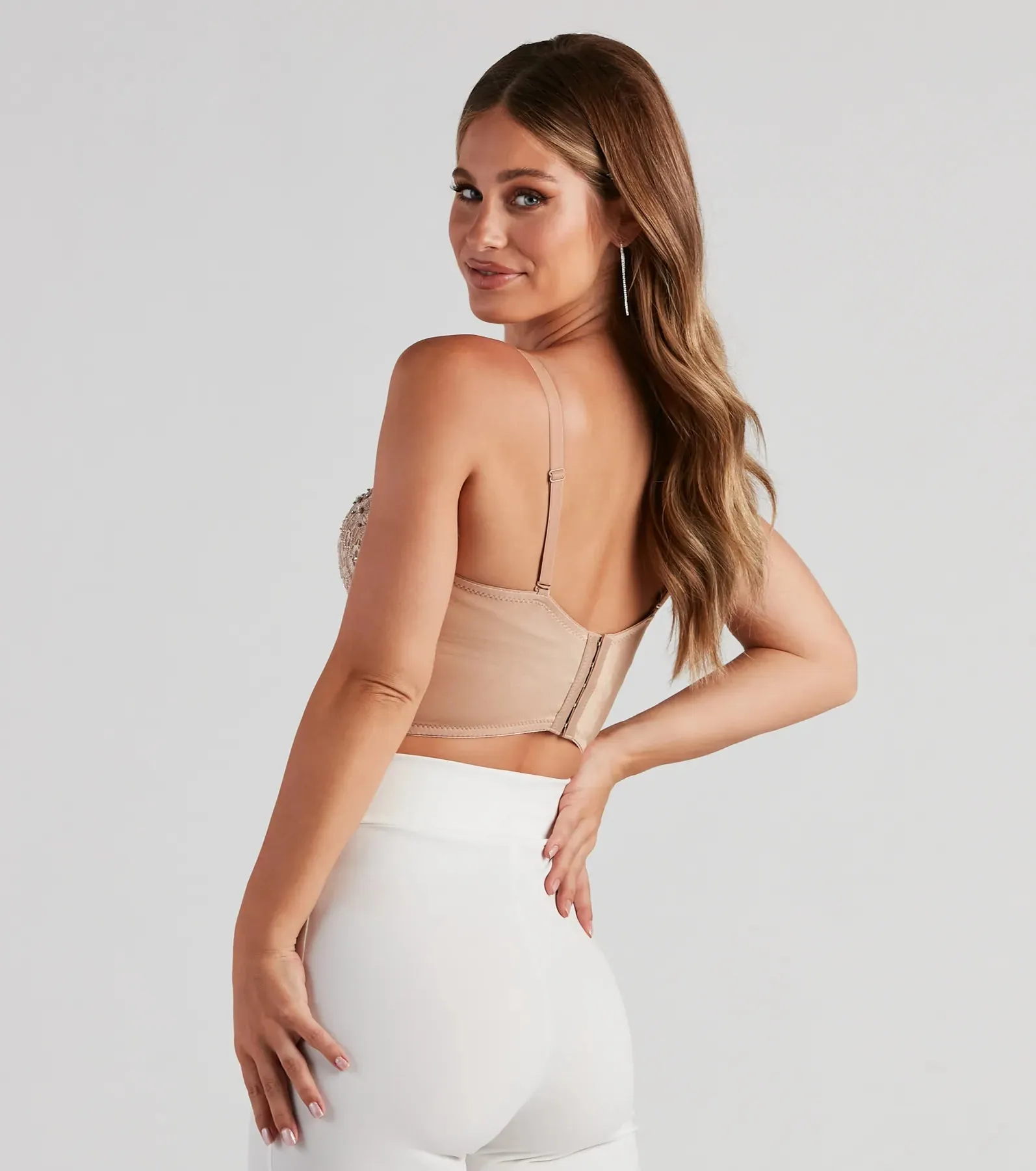Reigning Lace Bustier Top