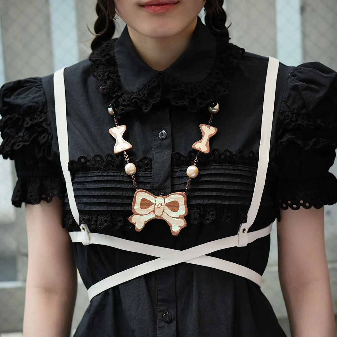 Ribone Bone Necklace【Japan Jewelry】