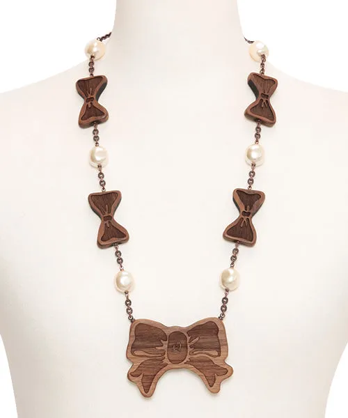 Ribone Bone Necklace【Japan Jewelry】