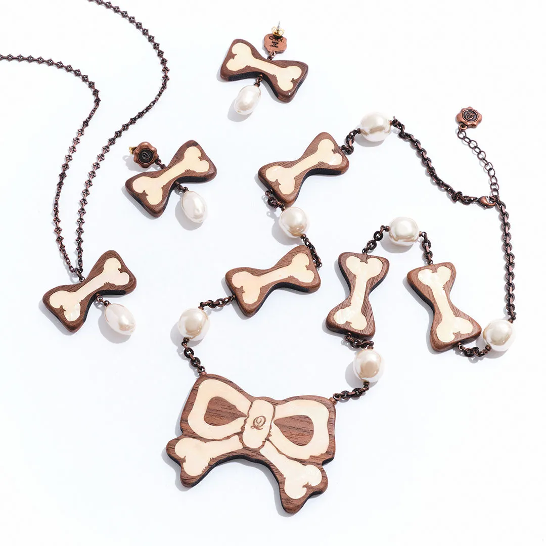 Ribone Bone Necklace【Japan Jewelry】