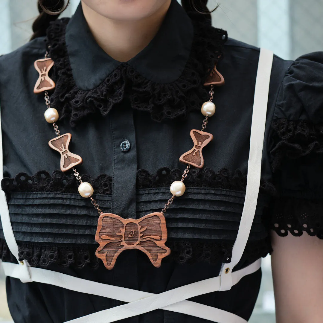 Ribone Bone Necklace【Japan Jewelry】