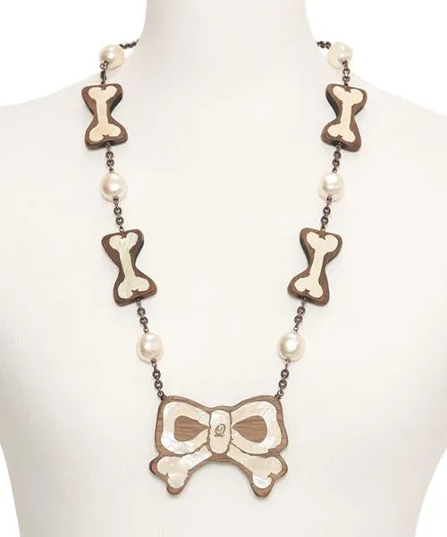 Ribone Bone Necklace【Japan Jewelry】