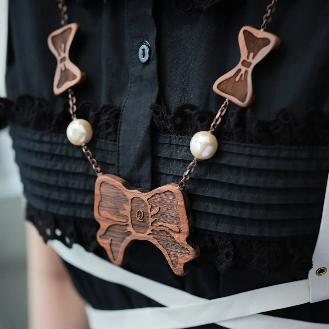 Ribone Bone Necklace【Japan Jewelry】