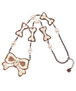 Ribone Bone Necklace【Japan Jewelry】