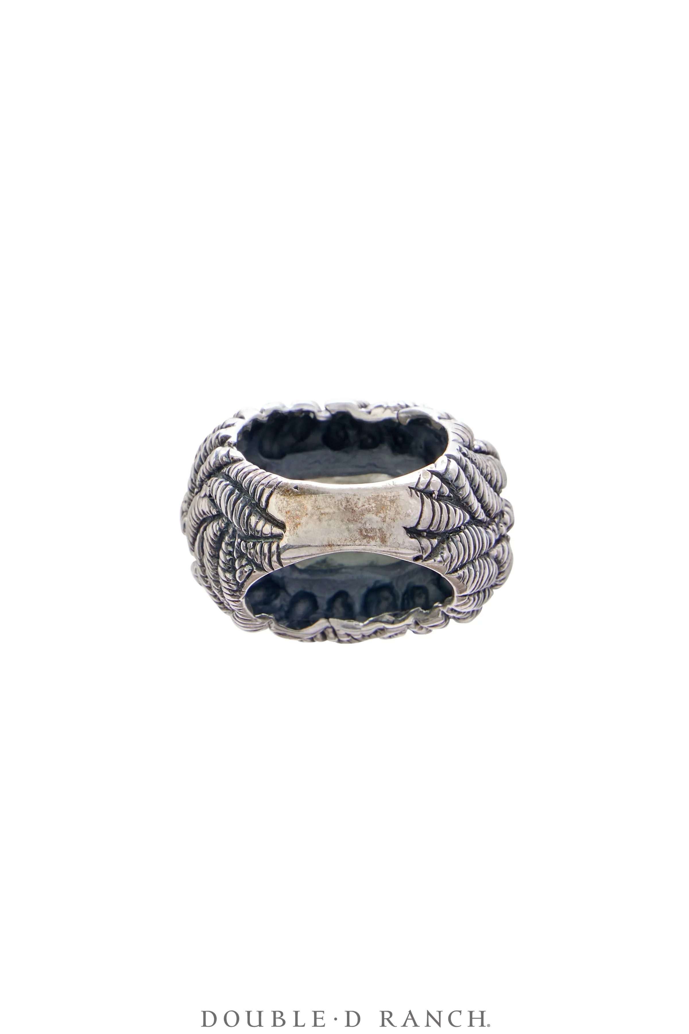 Ring, Dian Malouf, Aqua Marine Faceted, Sterling Silver, Hallmark, Contemporary, 1666