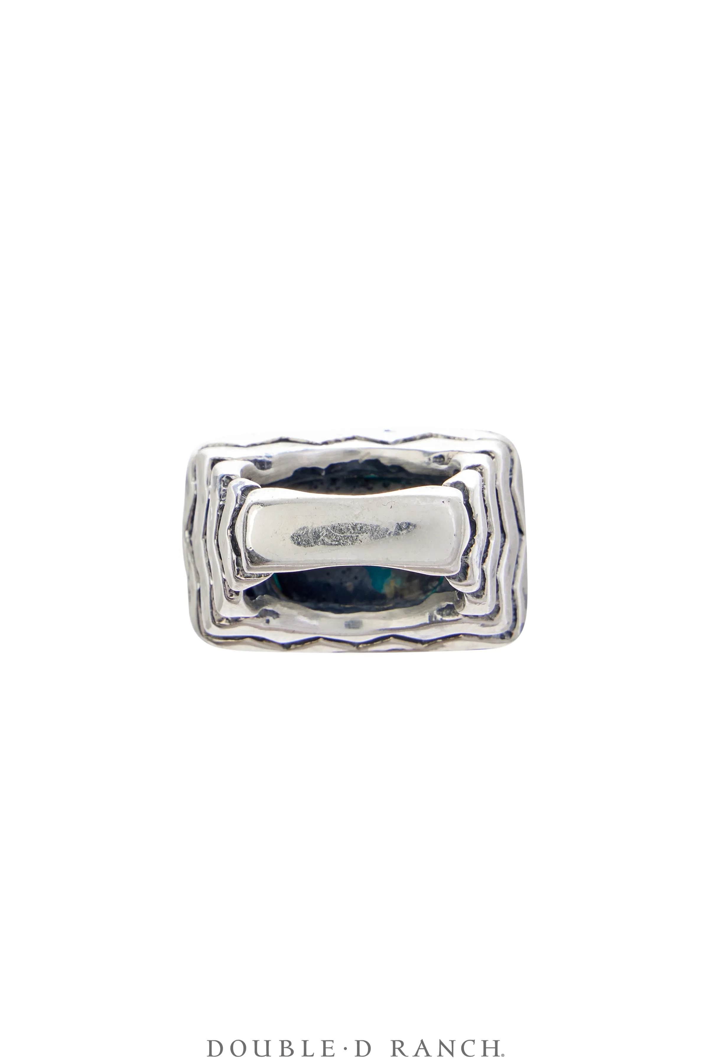 Ring, Dian Malouf, Turquoise, Sterling Silver, Hallmark, Contemporary, 1693