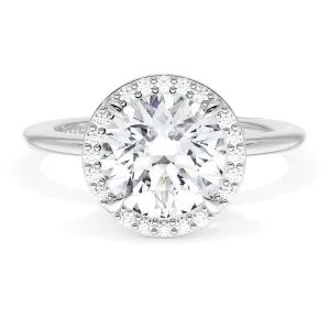 Round Bloom Engagement Ring