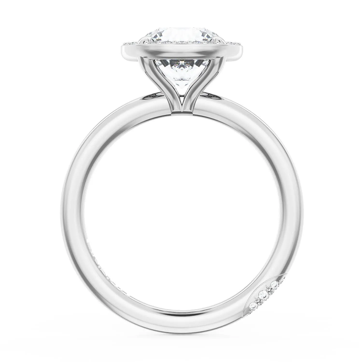 Round Bloom Engagement Ring