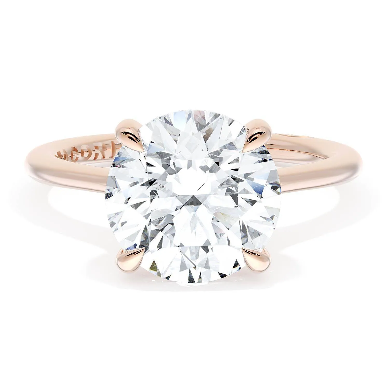 Round Solitaire Engagement Ring