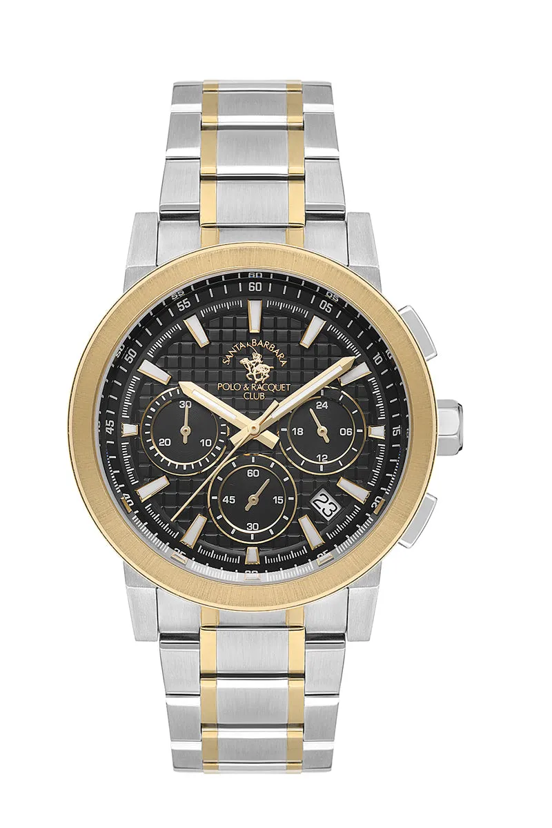 Santa Barbara Black Dial Analog Watch - for Men SB.1.10565-4