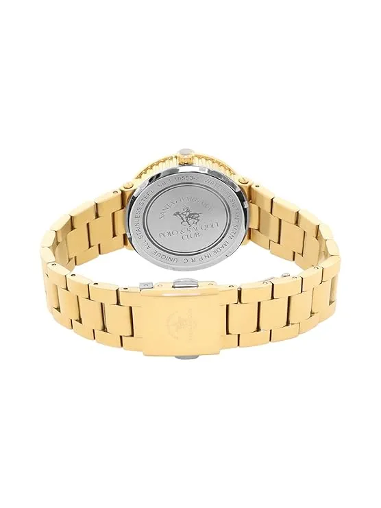 Santa barbara polo & racquet club Analog Black Dial Women's Watch-SB.1.10553-2