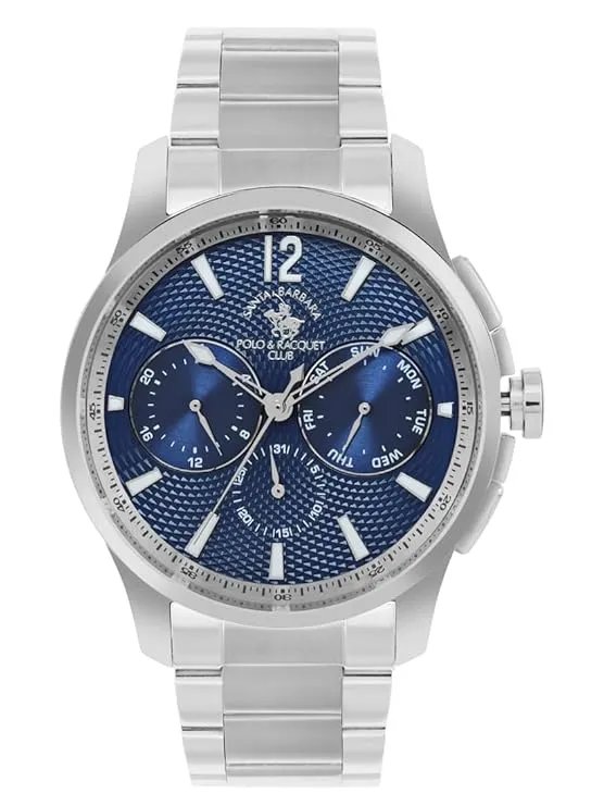 Santa barbara polo & racquet club Analog Blue Dial Men's Watch-SB.1.10537-3
