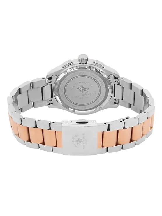 Santa barbara polo & racquet club Analog Silver Dial Women's Watch-SB.1.10555-5