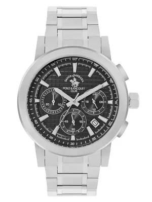 SANTA BARBARA POLO & RACQUET CLUB Black Dial Chronograph Watch for - Men SB.1.10565-1