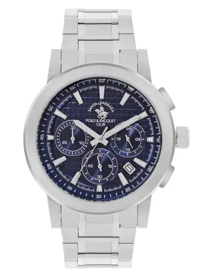 SANTA BARBARA POLO & RACQUET CLUB Blue Dial Chronograph Watch for - Men SB.1.10565-2