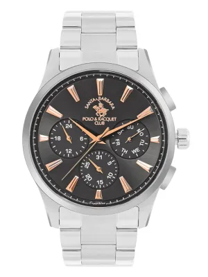 SANTA BARBARA POLO & RACQUET CLUB Grey Dial Chronograph Watch for - Men SB.1.10542-1