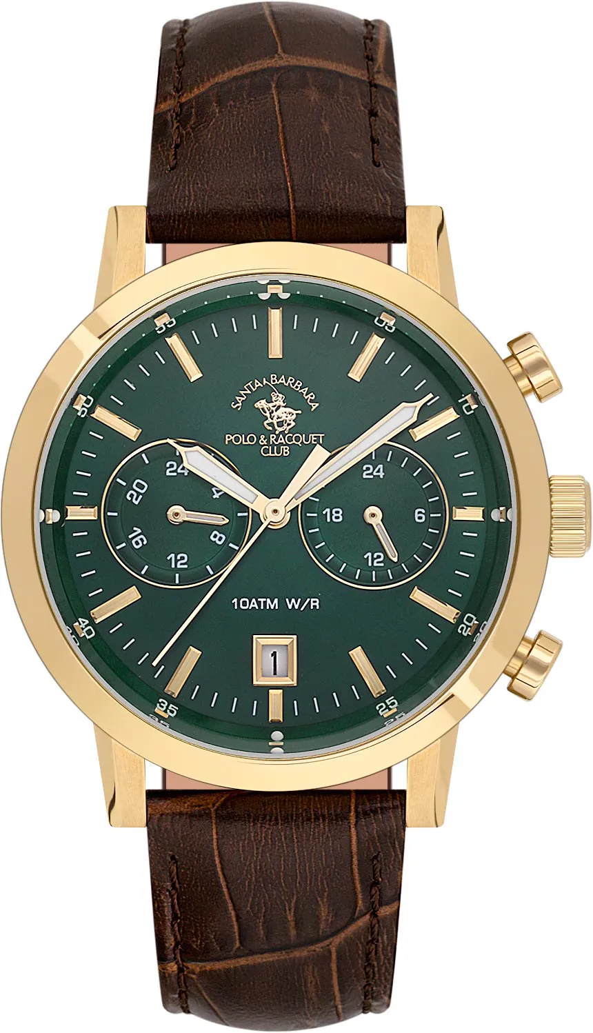 Santa Barbara Polo & Racquet Club Quartz Green  Men SB.1.10586-4
