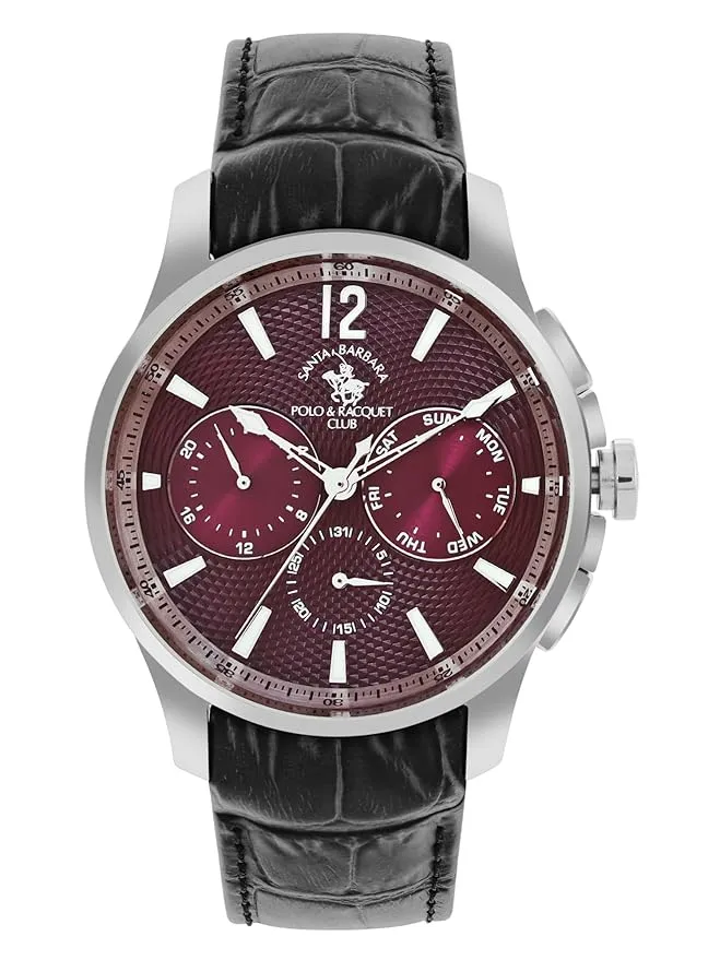 SANTA BARBARA POLO & RACQUET CLUB Red Dial Chronograph Watch for - Men SB.1.10538-2