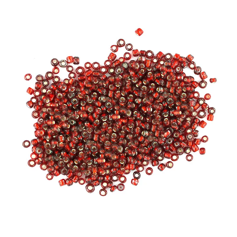 SENSATIONS BEAD GLASS SEED RED 1.8MM 25G
