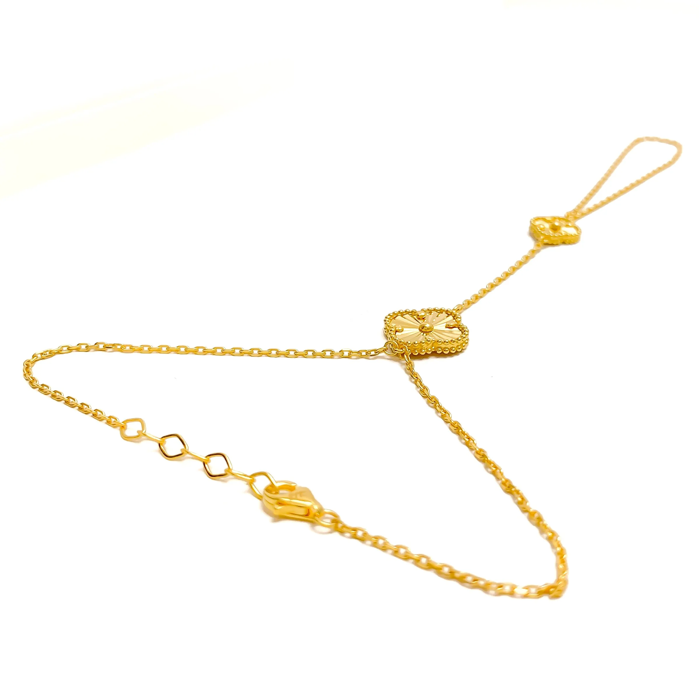 Signature Heirloom 21k Gold Finger Bracelet