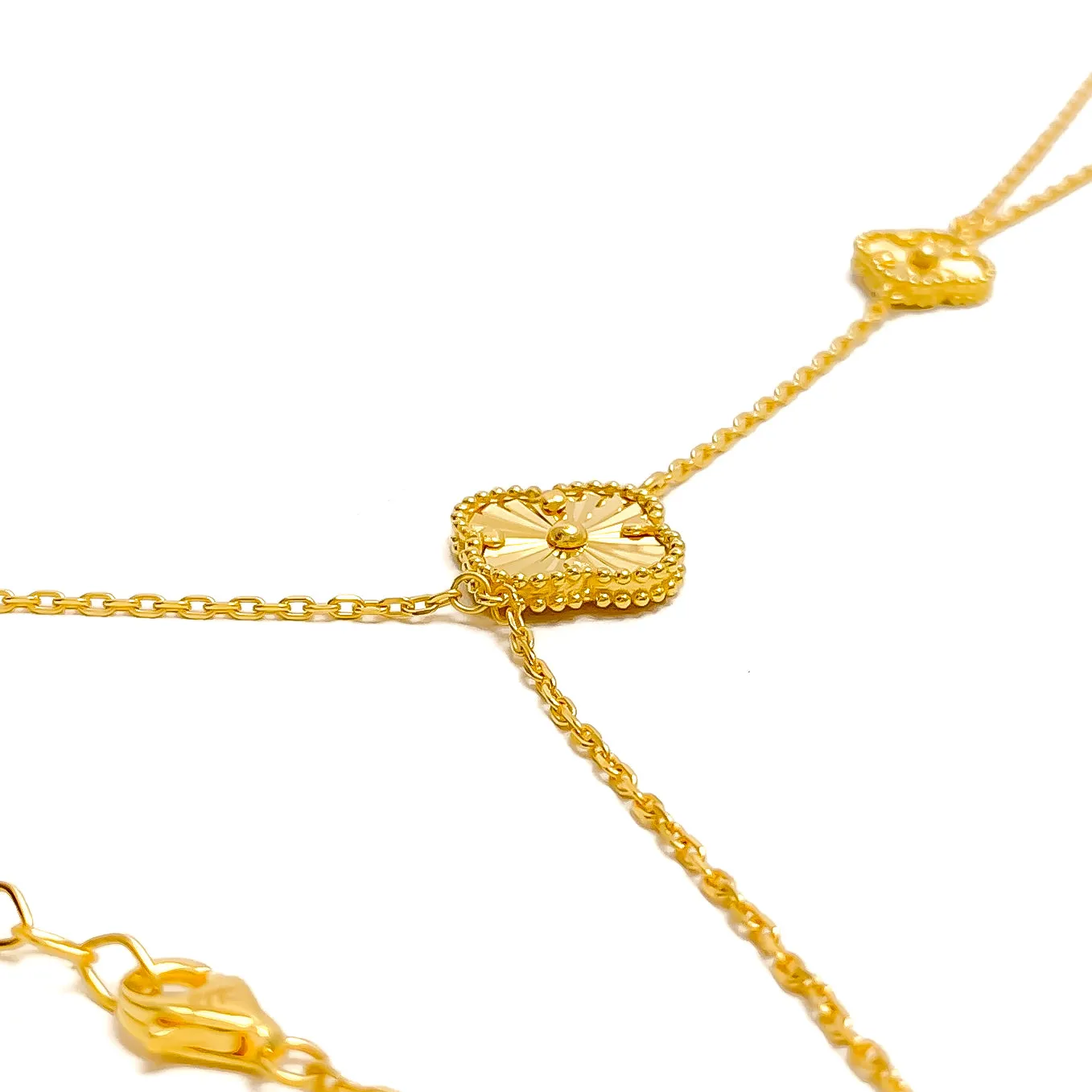 Signature Heirloom 21k Gold Finger Bracelet