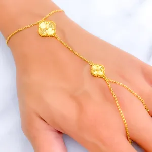 Signature Heirloom 21k Gold Finger Bracelet