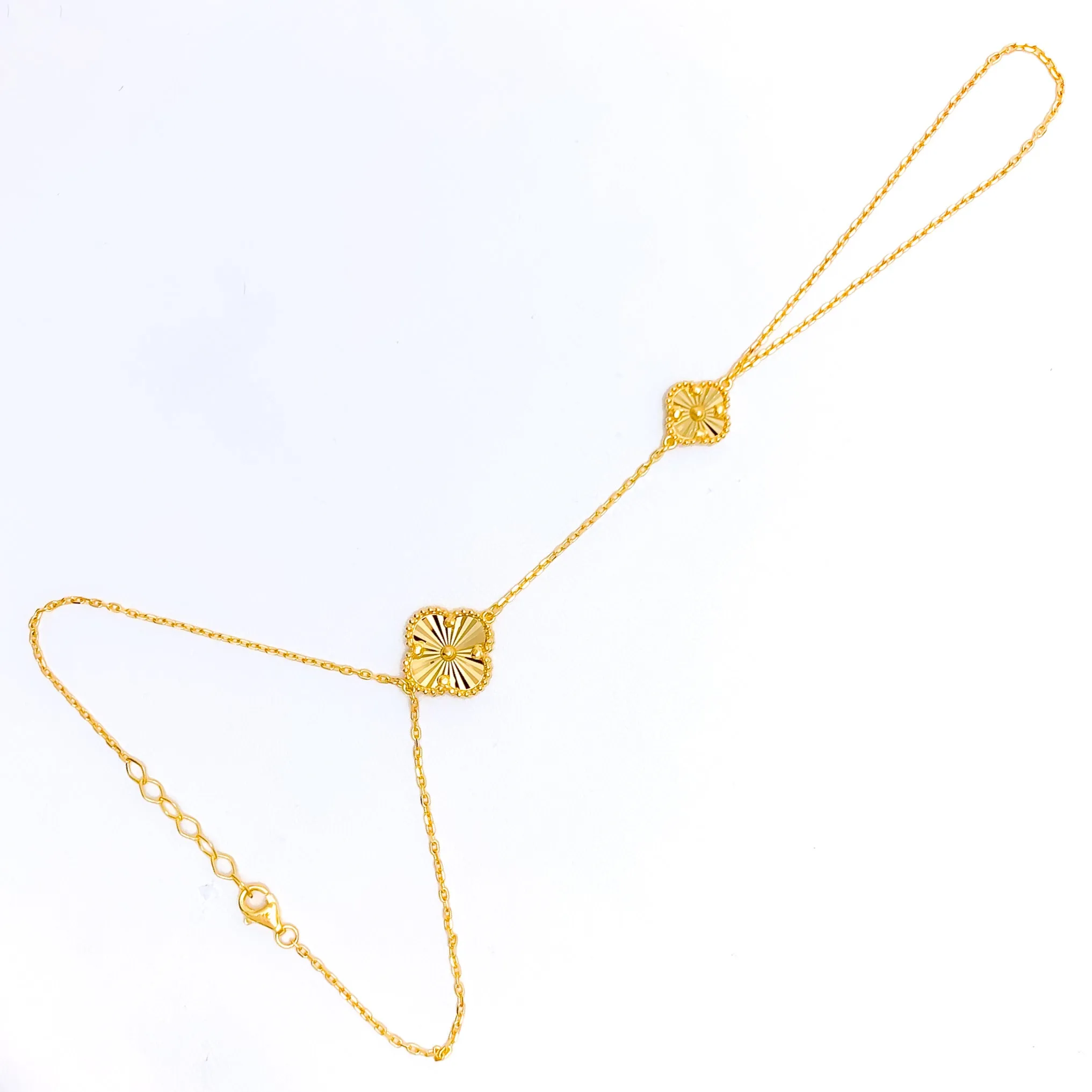 Signature Heirloom 21k Gold Finger Bracelet