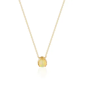 Signature Solitaire Opal Necklace