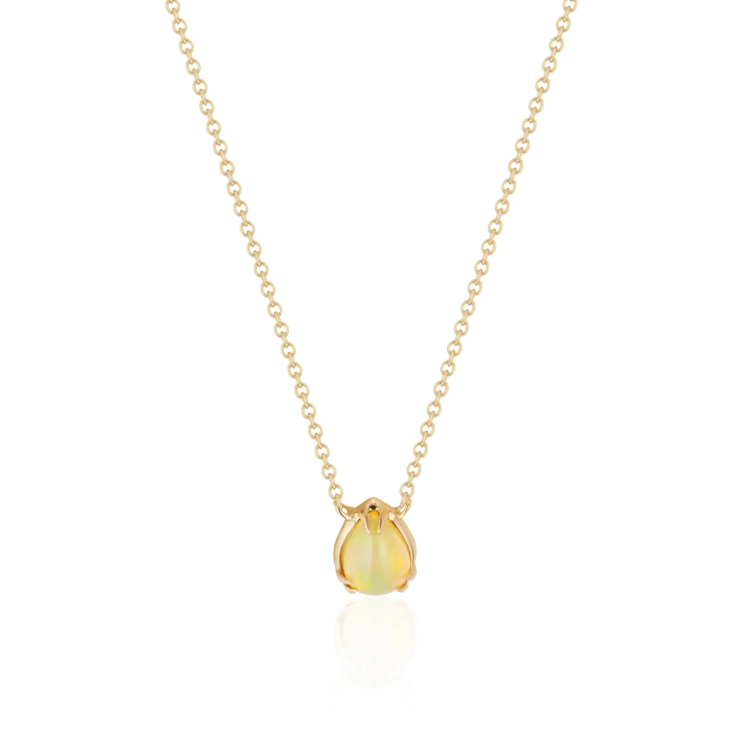 Signature Solitaire Opal Necklace