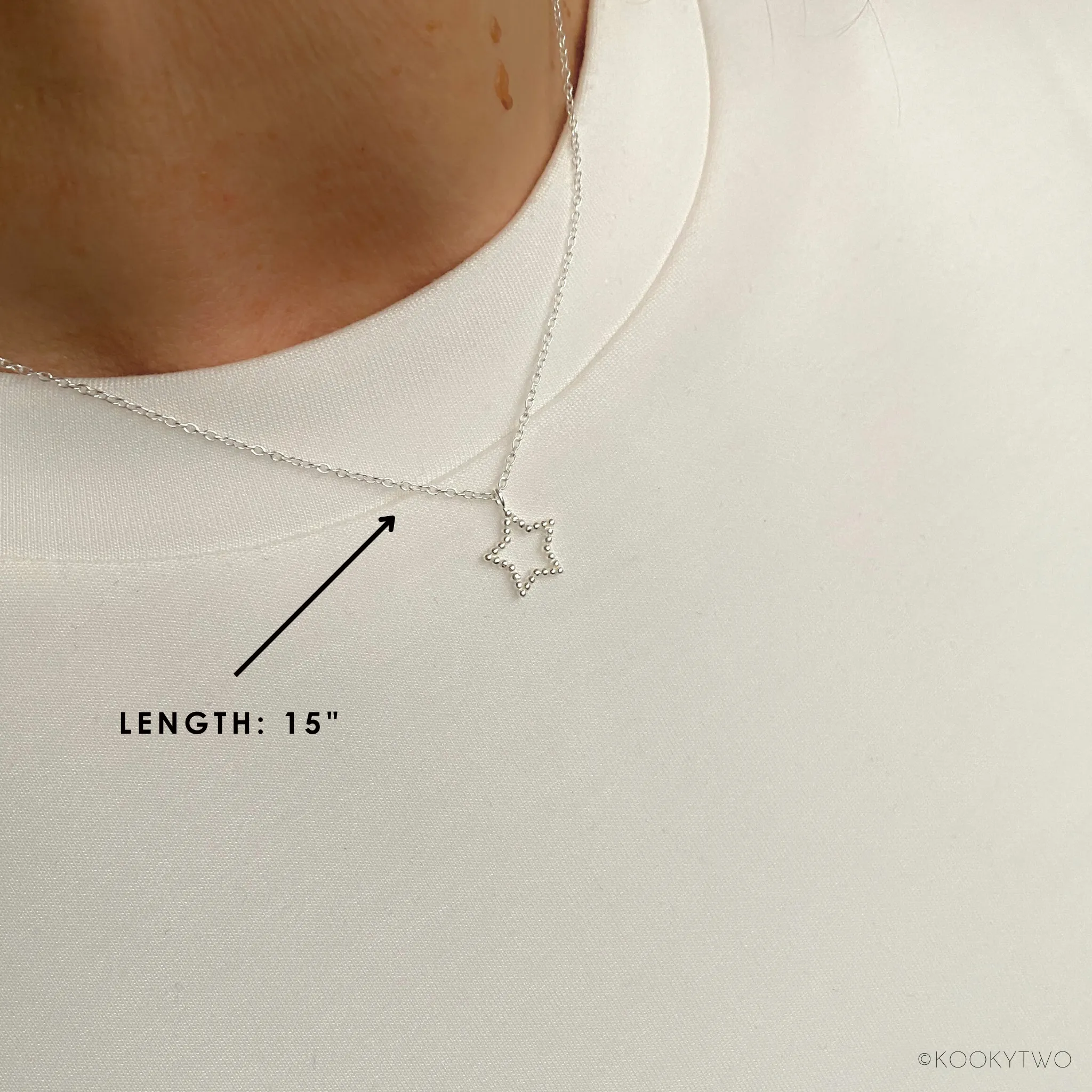 Silver Star Necklace